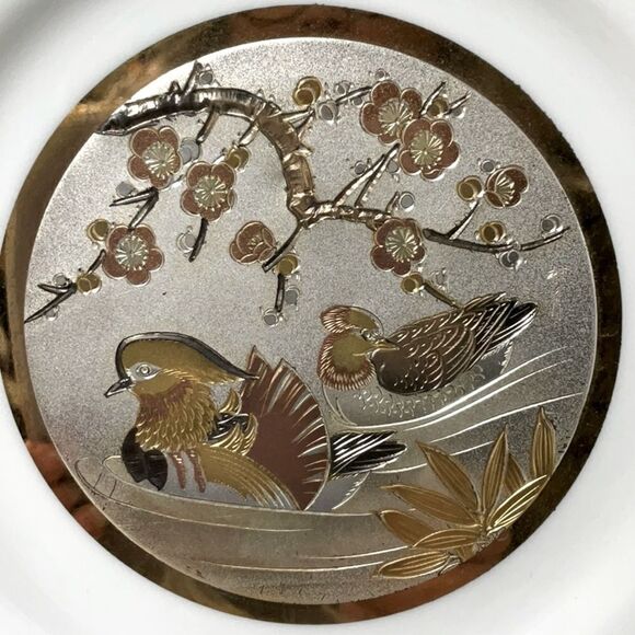 🟢3 items for $20—-Japanese ancient art of chokin decorative plate - Picture 2 of 6